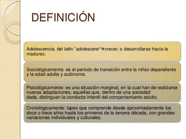 concepto de pubescencia